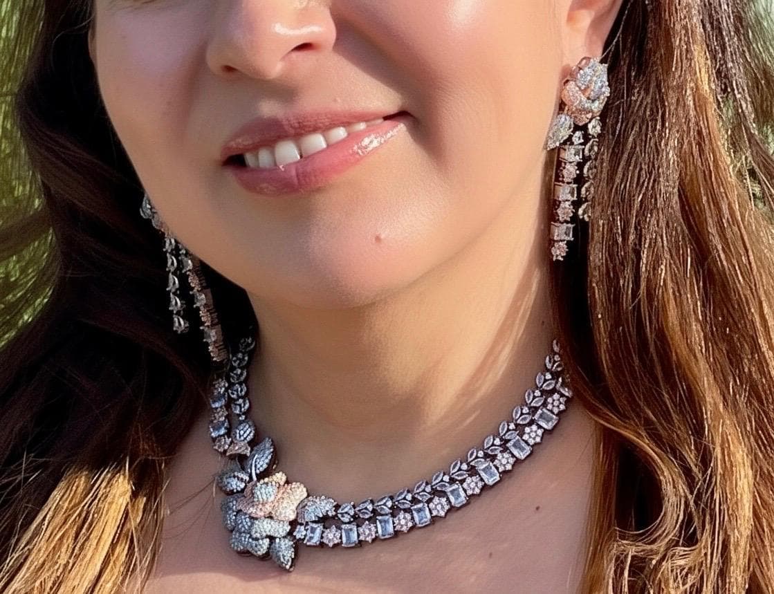 Imitation jewelry detail